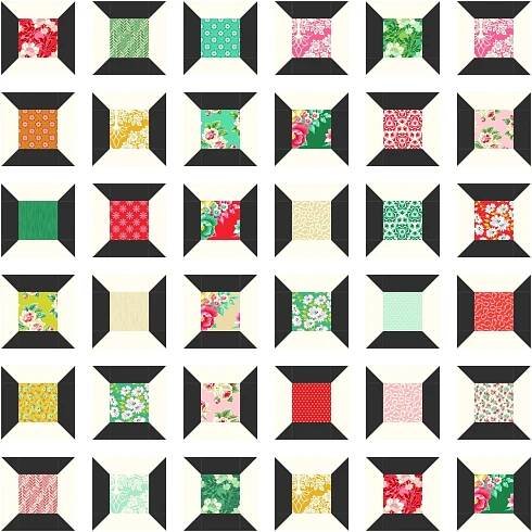 Easy Spool Quilt Pattern with Charm Squares - Free!