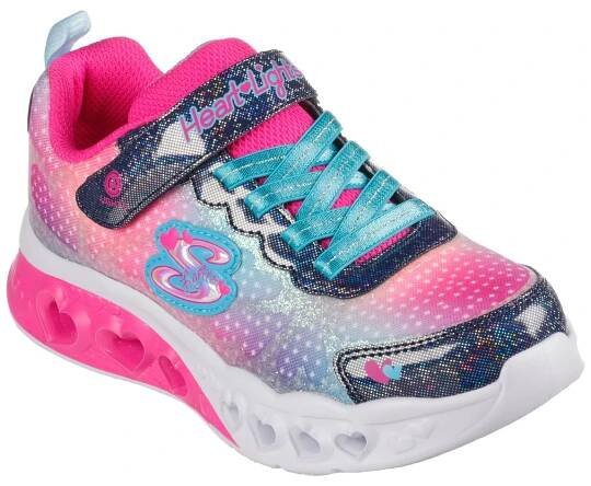 SKECHERS DĚTSKÁ SPORTOVNÍ OBUV VÍCEBAREVNÉ SVÍTÍCÍ 28 JTE