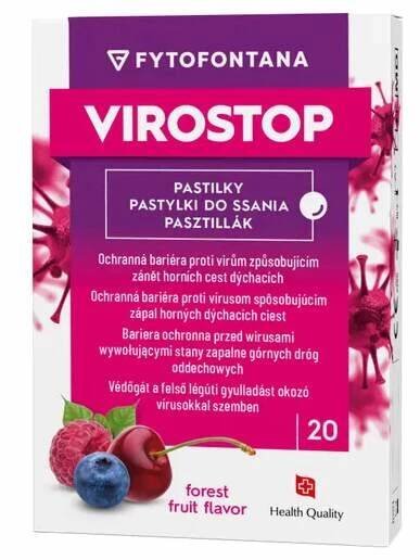 Fytofontana VIROSTOP pastilky lesní ovoce 20ks - skladem