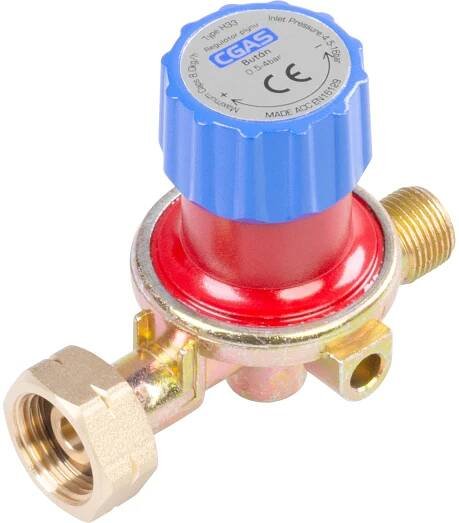 Strend Pro CGAS H33 Regulátor plynu stavitelný 0,5-4 bar 8kg/h závit G3/8"L