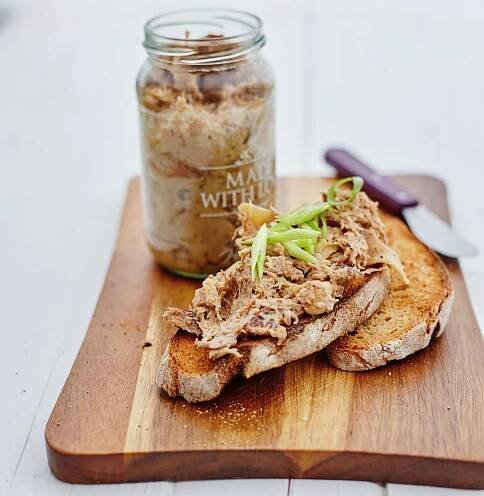 Pivní škvarky (Rillettes)