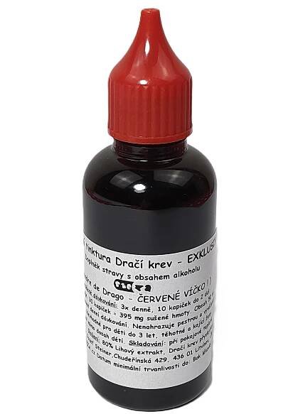 STEZA - Kvalitní tinktura Dračí krev - EXKLUSIV 50 ml.