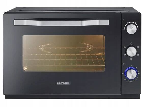SEVERIN TO 2073 XXL trouba 2200W 60L – Grill, Kámen na pizzu, Rožen