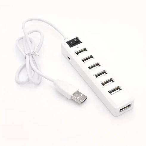 7 port usb 2 0 switch controlled extension adapter with 5v operating voltage compatible with tablets and usb powered devices Product details 4