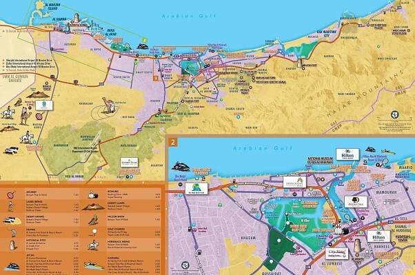 Ras al Khaimah: Mapa – Kde leží na mapě? Online ke stažení