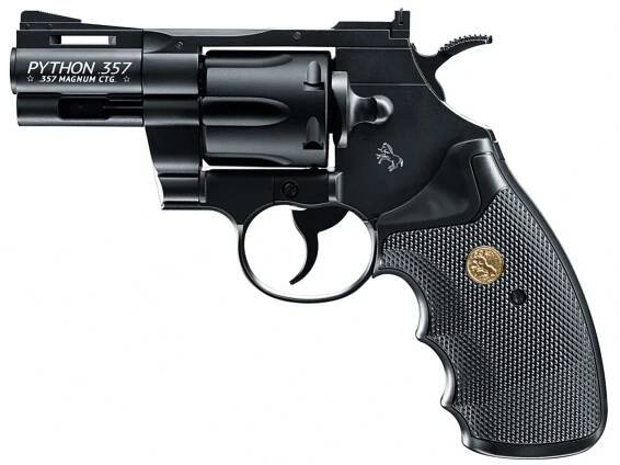 Vzduchový revolver Colt Python 2,5" černý