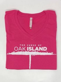 Ladies Curse of Oak Island - V-neck