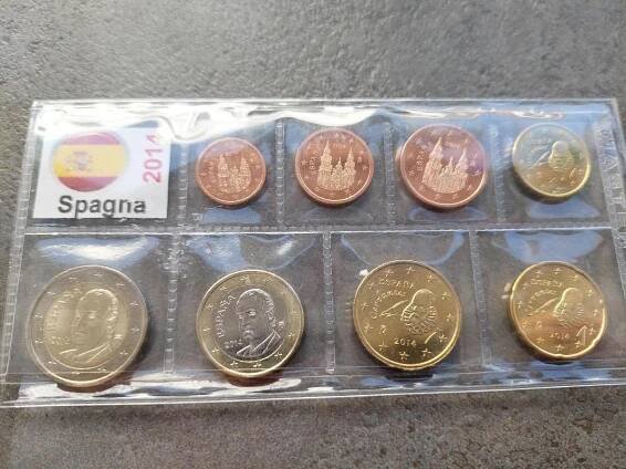 Sada Euro mincí Španělsko 2014