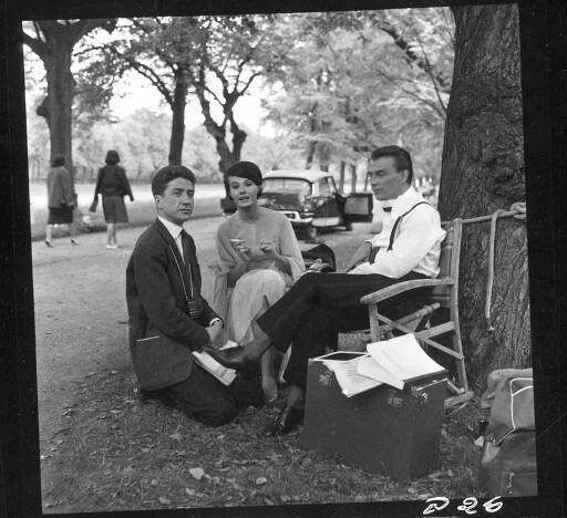 Last Year at Marienbad (1961),  Alain Resnais, Delphine Seyrig, Giorgio Albertazzi, one-frame contact sheet.