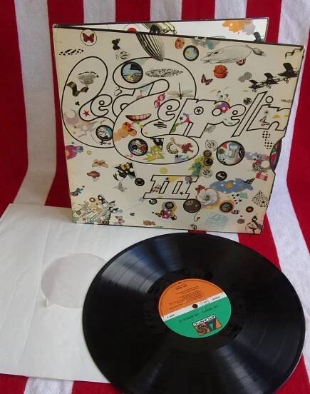 💥 LP: LED ZEPPELIN - LED ZEPPELIN III., Gimmick obal West Germany - LP / Vinylové desky