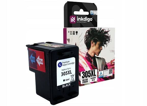 Inkoust Inkdigo 3YM62AE pro HP černý (black)