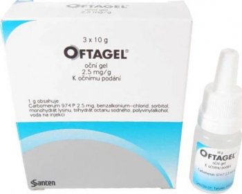Oftagel 2,5 mg/g oph gel 30 g