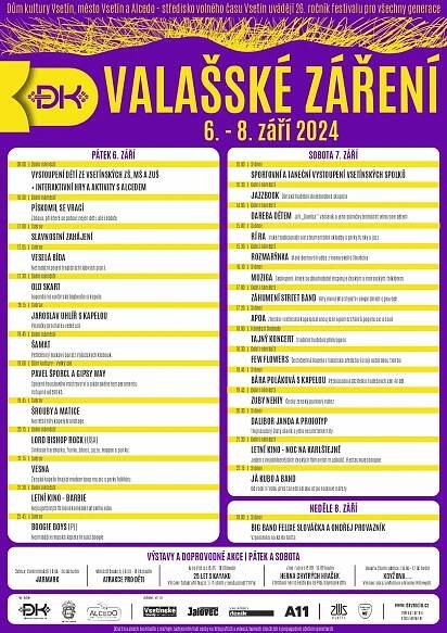 Šestadvacátý ročník Valašského záření láká na Pavla Šporcla, Báru Polákovou, Jaroslava Uhlíře nebo Dalibora Jandu: Město