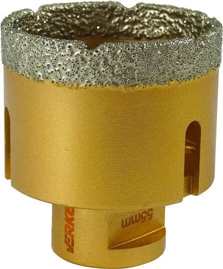 Korunkový diamantový vrták M14, 55 mm, Verke V05155