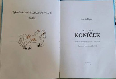 Básničky o koníčkovi a k tomu malování Kůň - Knihy a časopisy