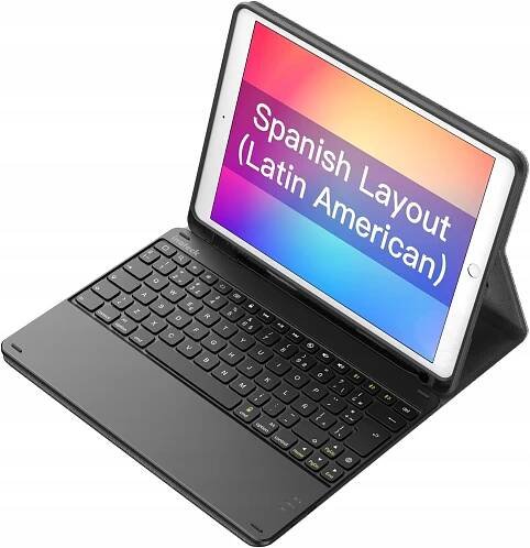 Pouzdro s klávesnicí pro Ipad 10,2 9/8/7gen. iPad Air 10,5 3gen QWERTY Inateck
