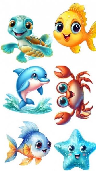 Pin by joao paulino on DESENHOS in 2025 | Baby cartoon drawing, Cartoon sea animals, Fish cartoon images