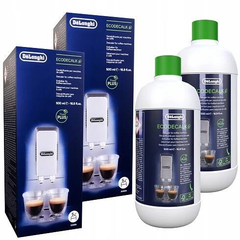 Originální odvápňovač Delonghi pro kávovar EcoDecalk – 2 x 500 ml