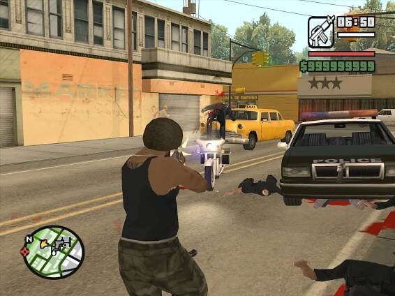 GTA San Andreas gameplay (2004)