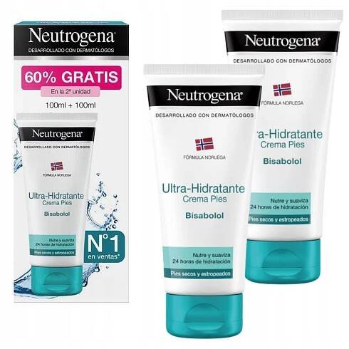 NEUTROGENA HYDRATAČNÍ krém na nohy Popraskané paty 2 x 100 ml, popraskané paty