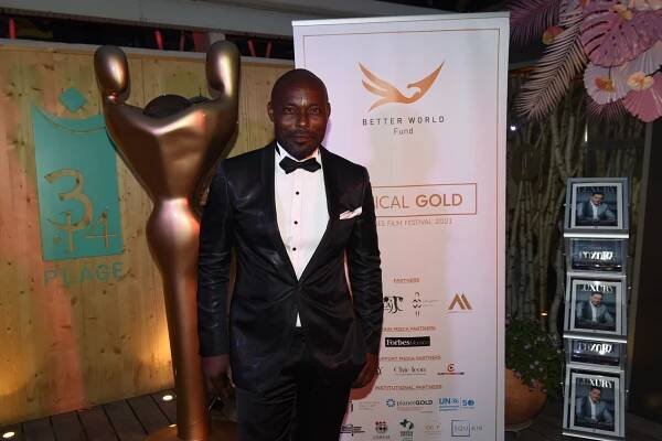 Jimmy Jean-Louis during the Better World Fund gala dinner in cannes 