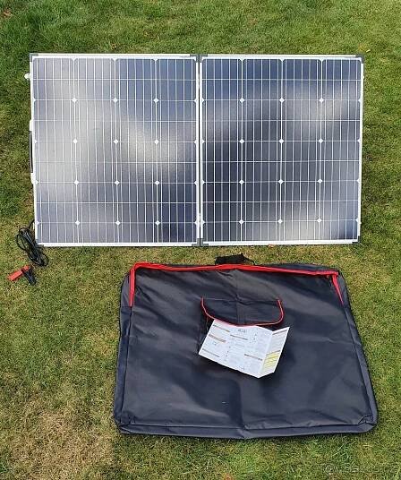 Solární skládací kufr 160W k dobíjení akumulátoru 12V - Trutnov