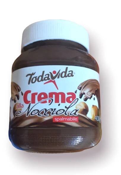 Hazelnut spreadable cream Todavida 400g