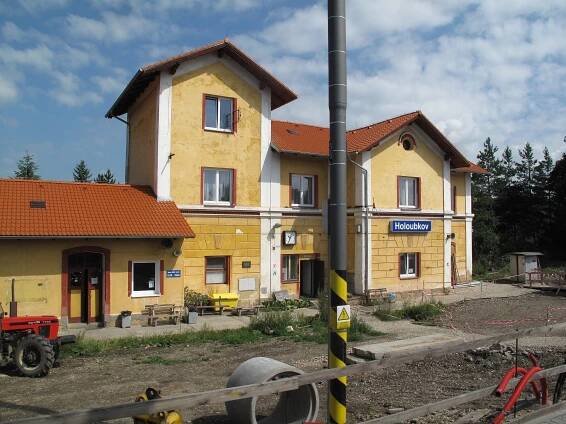 Stanice v průběhu rekonstrukce