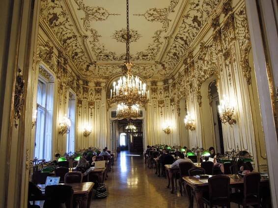 One of the most beautiful library of the world Budapest
