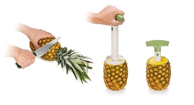 TESCOMA Handy bílý - škrabka / nůž na ananas od 219 Kč - Heureka.cz