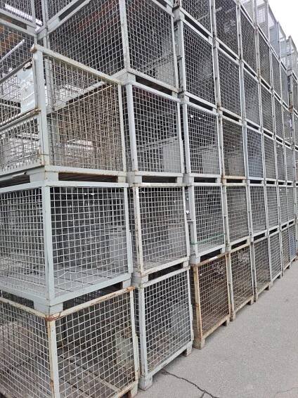 Gitterboxy,kovové ohradové palety - Hodonín