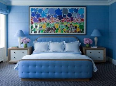 Barva stěn v ložnici (83 fotografií): jakou barvu má malovat ložnice, zelené, modré, šedé a fialové stěny 