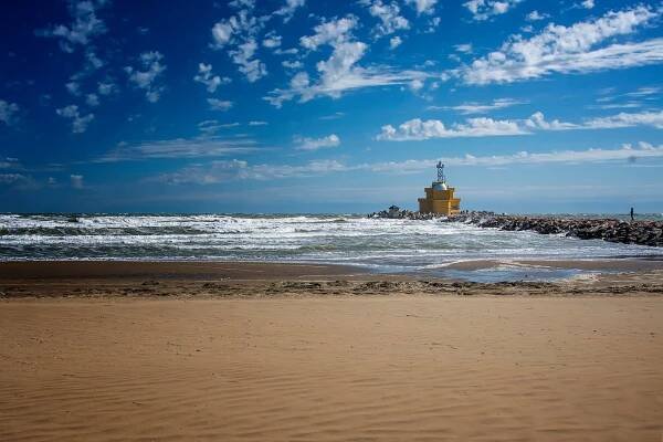 Zum Strand gehen - Camping Miramare