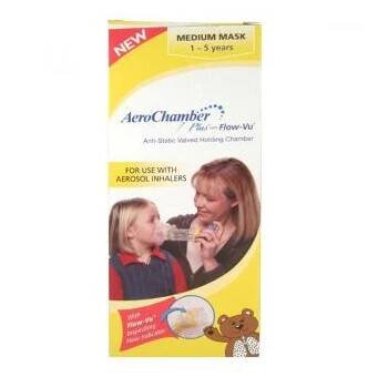 AeroChamber Plus s maskou pro děti 1 - 5 let (Inhalační přístroje)