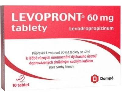 LEVOPRONT POR 60MG TBL NOB 10