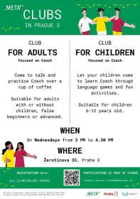 Clubs for children and adults from Prague 3
