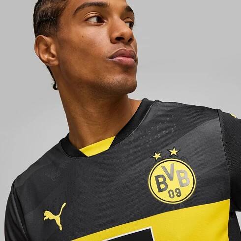 Pánský dres s krátkým rukávem Puma Borussia Dortmund 2024/25, hostující