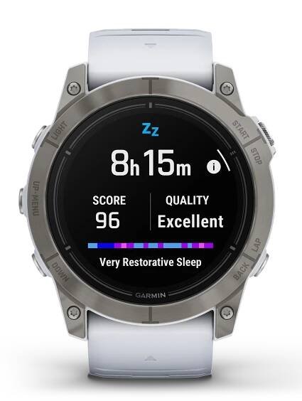 Garmin - Epix™ Pro (Gen 2) Sapphire Edition | Titanium / Whitestone Band | 51 mm + Voucher TOPO Czech maps | Tovys.cz 