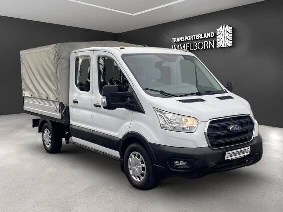 Ford Transit Pritsche Plane 350 4x4 L2 Doka Klima+AHK - Ford Transit: Doka Pritsche