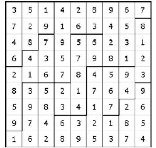 Vyluštěné nepravidelné sudoku vydavatelství Turpress
