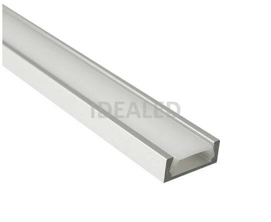Hliníkový profil pro LED pásku, typ Micro FP-1888, stříbrný, 2 metry
