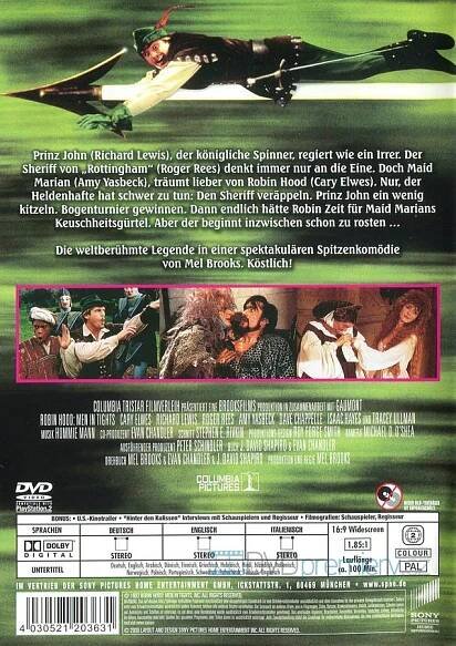 Bláznivý příběh Robina Hooda (DVD) - DOVOZ | DVD-PREMIERY.CZ