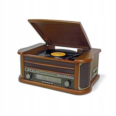Obrázek produktu pro Hudební systém NR560 v retro stylu.