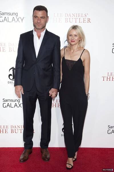 Liev Schreiber a jeho manželka  - herečka Naomi...