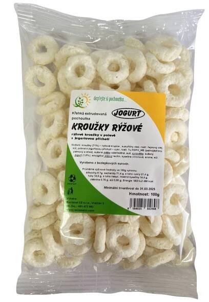Racional Kroužky rýžové Jogurt 100g - Křupky | Apotheke