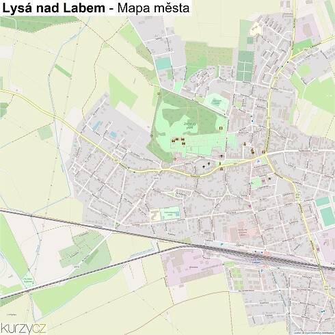 Lysá nad Labem - mapy | Kurzy.cz