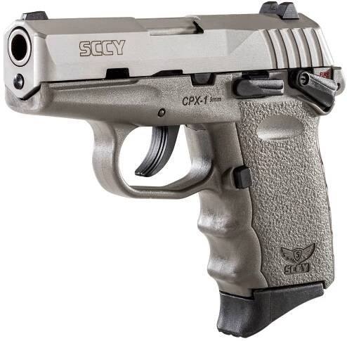 Pistole SCCY CPX-1, 9 mm Luger, nerez