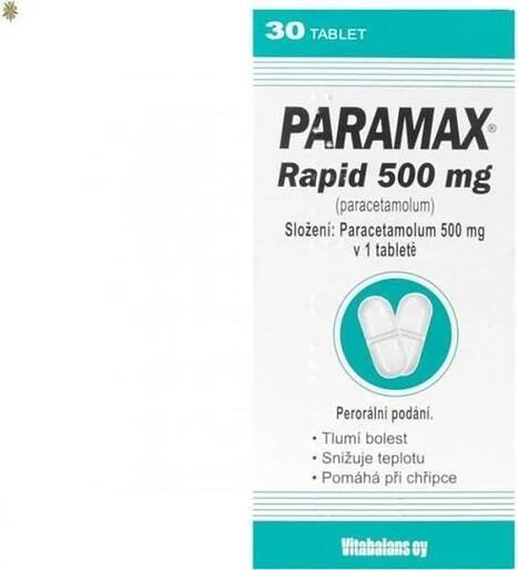 PARAMAX RAPID POR 500MG TBL NOB 30
