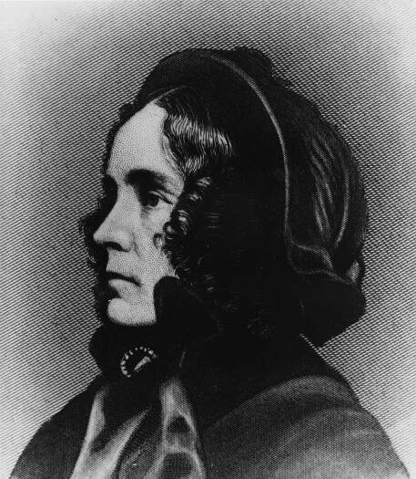 Photograph of Jane Means Appleton Pierce, wife of President Franklin Pierce