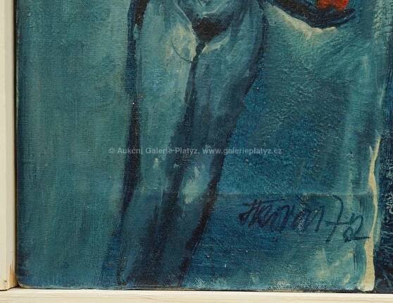 Jan František Kovář / Adam a Eva - detail aukce « Aukce « Aukční Galerie Platýz